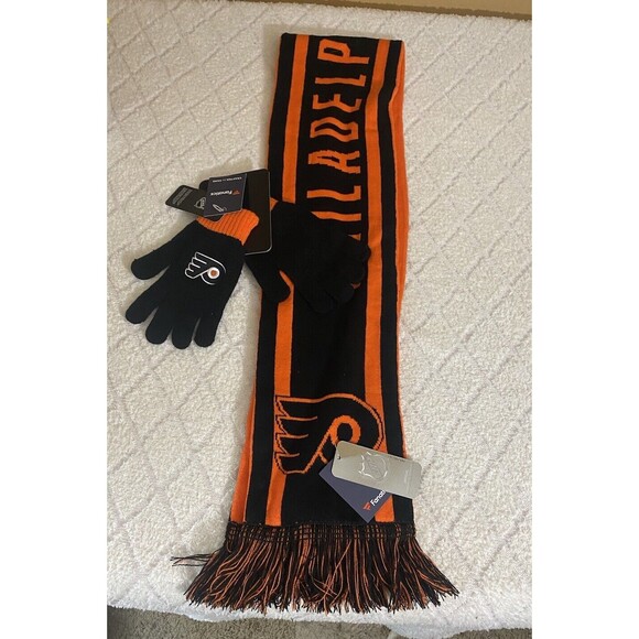 Fanatics Accessories - Fanatics Philadelphia Flyers Scarf An Gloves Set NHL Official  New With Tags